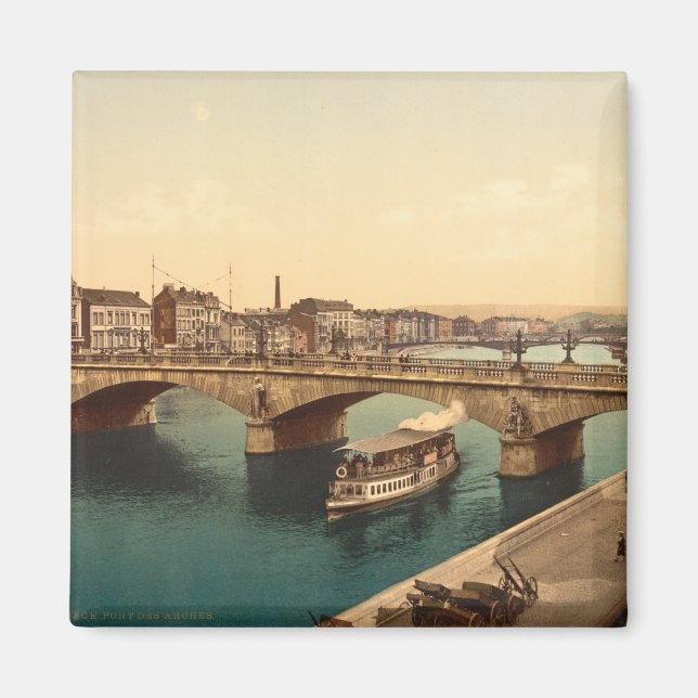 Brücke von Arches, Lüttich, Belgien Magnet (Vorne)