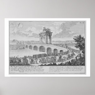 Brücke von Augustus an der Via Flaminia, in der Nä Poster
