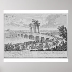 Brücke von Augustus an der Via Flaminia, in der Nä Poster