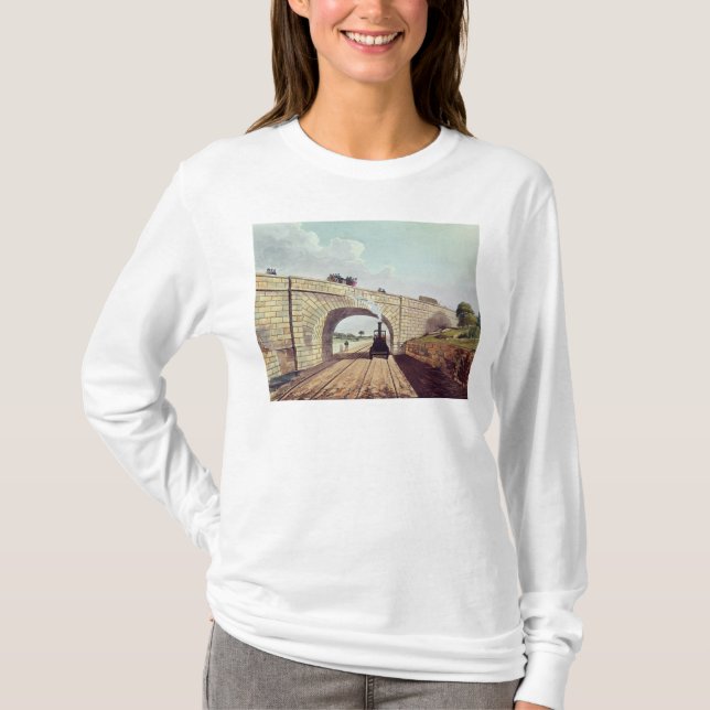 Brücke, 'von Liverpool und von Manchester Railway T-Shirt (Vorderseite)