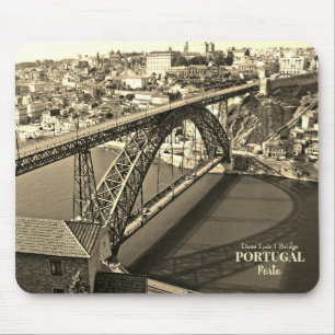 Brücke von Porto über den Douro-Fluss, Portugal, S Mousepad