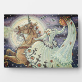 BRÜCKE VON SCHLAFHOLZ, KOPFLOSE HORSEMAN PALOMINO FOTOPLATTE