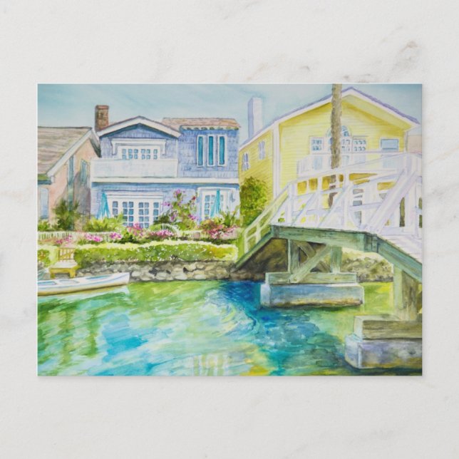 Brücke von Venedig Postkarte (Vorderseite)