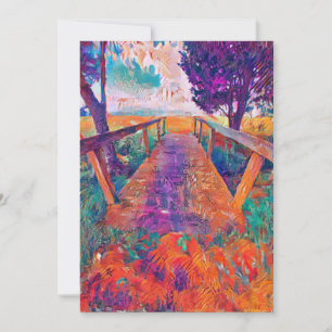 Brücke zum Frieden Dankeskarte