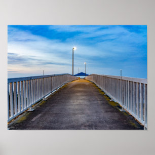 Brücke zum Morgen Poster