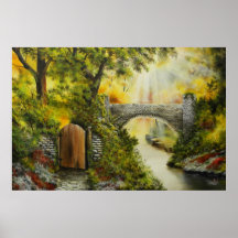 Brücke zum Überqueren von Print