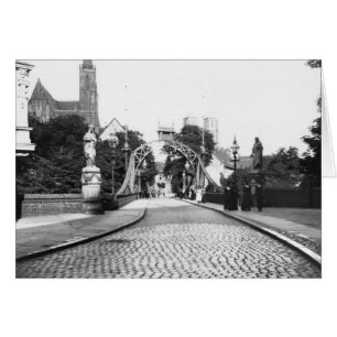 Brücke zur Kathedrale, Breslau Polen, c.1910