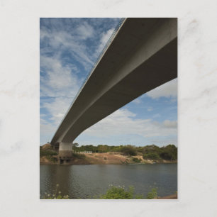 Brücke zwischen Guyana und Brasilien über den Taku Postkarte