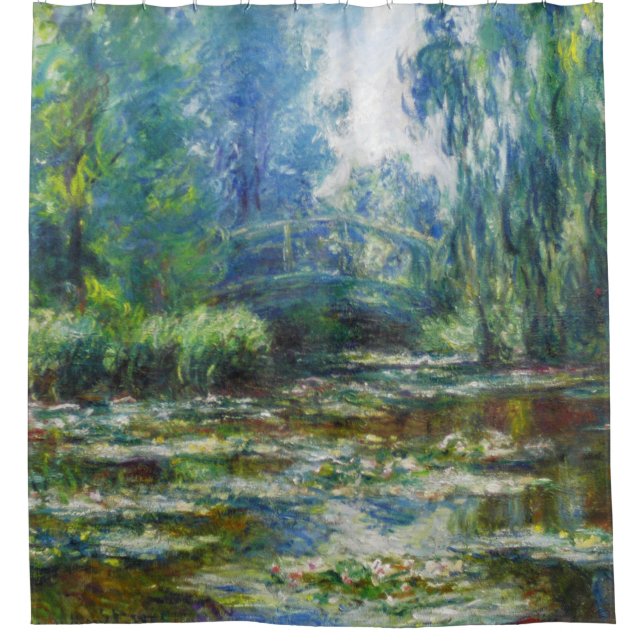 Brücken & Brücken Monet San Giorgio Duschvorhang (Vorderseite)