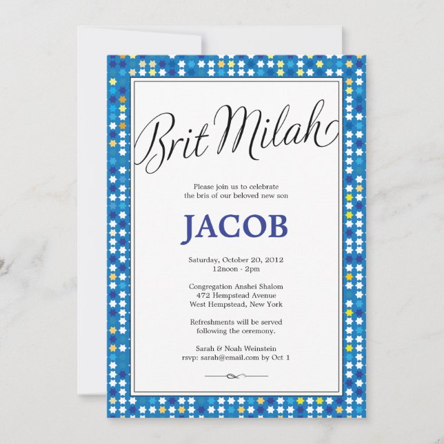 Brücken bzw. Verkrustungen Einladung (Vorderseite)