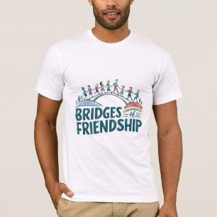 Brücken des freundschaftlichen T - Shirt
