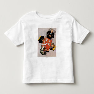 Brücken-Spiel durch Norman Rockwell Kleinkind T-shirt