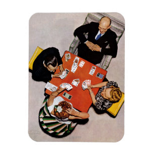 Brücken-Spiel durch Norman Rockwell Magnet