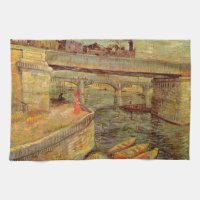 Brücken über Seine, Asniers von Vincent van Gogh