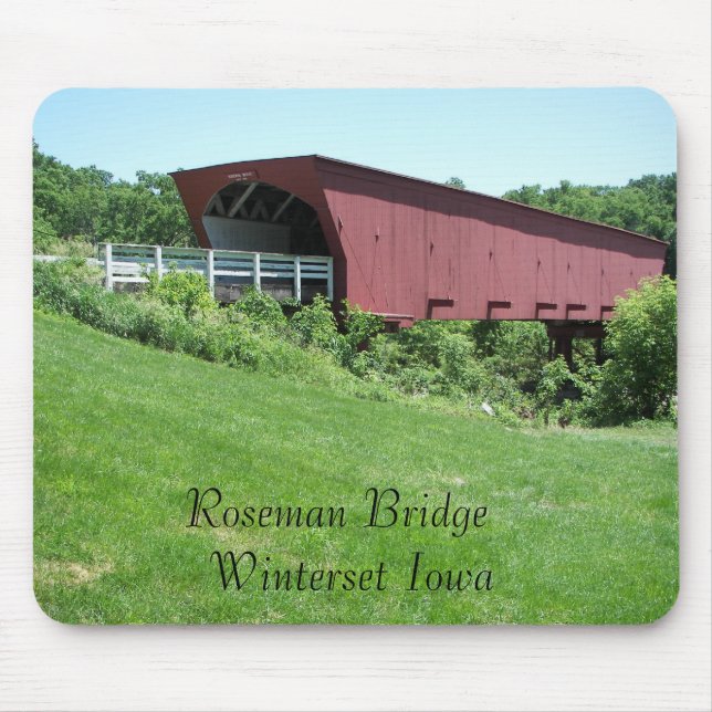 Brücken von Madison County Winterset, Iowa Mousepad (Vorne)