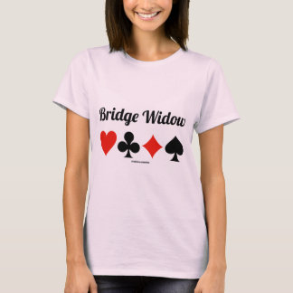 Brücken-Witwe (vier Karten-Anzüge) T-Shirt