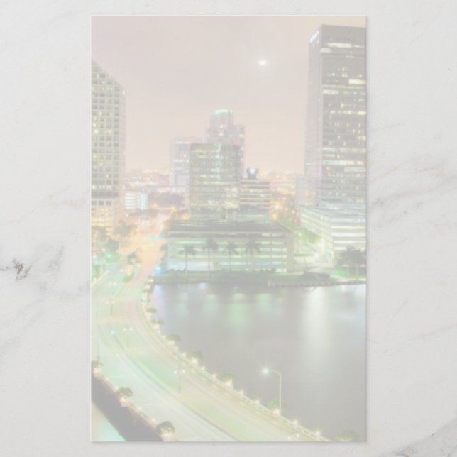 Brückenführungen über Wasserstraße nach im Briefpapier (Vorderseite)