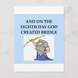 Brückenspielerwitz Postkarte