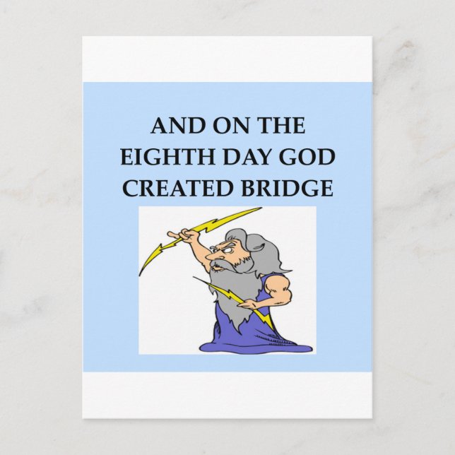Brückenspielerwitz Postkarte (Vorderseite)