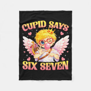 Bruder 67 Sechs Sieben 6 7 Meme Valentinstag Lusti Fleecedecke