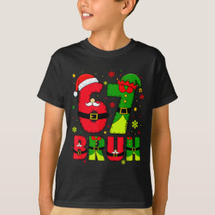 Bruder 67 Sechs Sieben 6 7 Meme Weihnachten Lustig T-Shirt