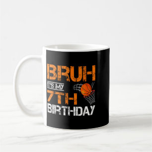 Bruder 7. Geburtstag Basball 7 Jahre alter Spieler Kaffeetasse