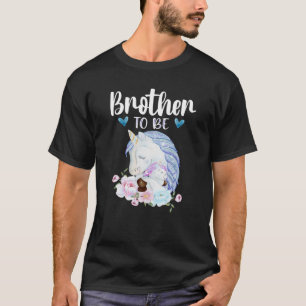 Bruder als Einhorn-Babydusche für Mädchen T-Shirt