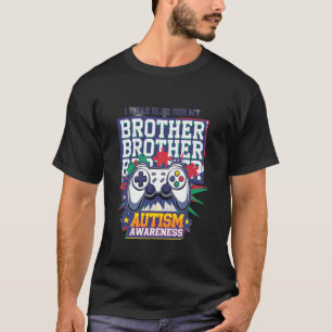 Bruder Autismus-Bewusstsein Stolz Bruder Unterstüt T-Shirt