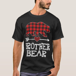 Bruder Bär Weihnachts-Pyjama Rot Kariert Büffel Fa T-Shirt