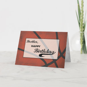 Bruder Birthday Basketball Große Not Sport Karte