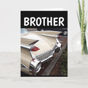 BRUDER BIRTHDAY CLASSIC CAR CADDY GREETING CARD KARTE