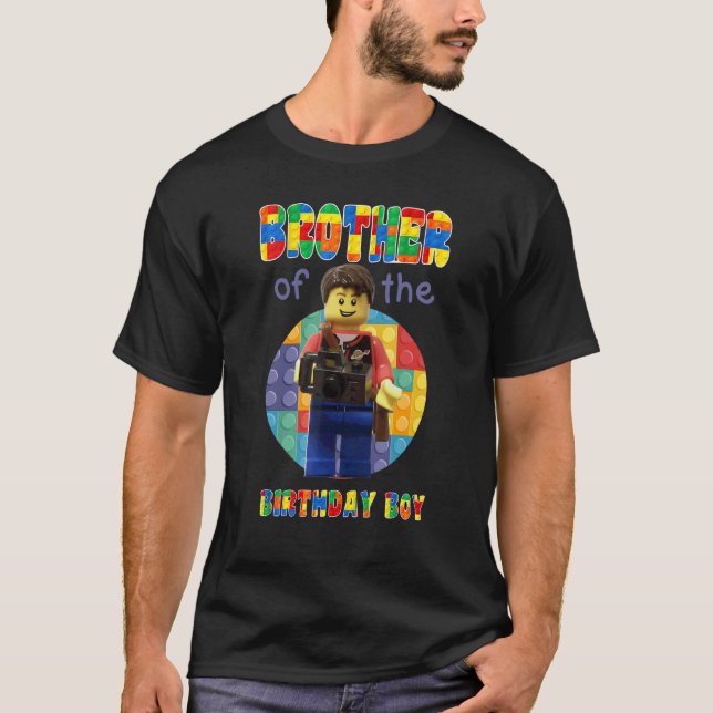 Bruder Brick Builder Blocks Meisterbauer T-Shirt (Vorderseite)