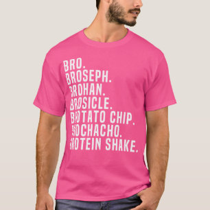 Bruder Broseph Broham Fitnessstudio Training Gewic T-Shirt