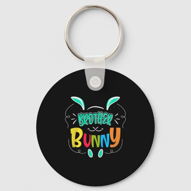 Bruder Bunny Premium Tri-Blend  Schlüsselanhänger (Vorderseite)