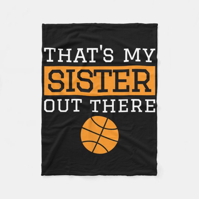 Bruder Bysketbyll Geschenk Das ist mein Schwester  Fleecedecke (Vorderseite)