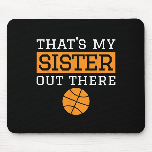 Bruder Bysketbyll Geschenk Das ist mein Schwester  Mousepad (Vorne)