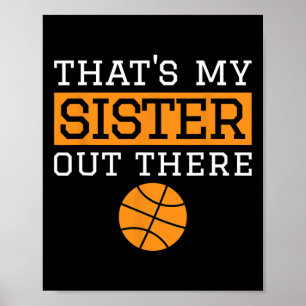 Bruder Bysketbyll Geschenk Das ist mein Schwester Poster
