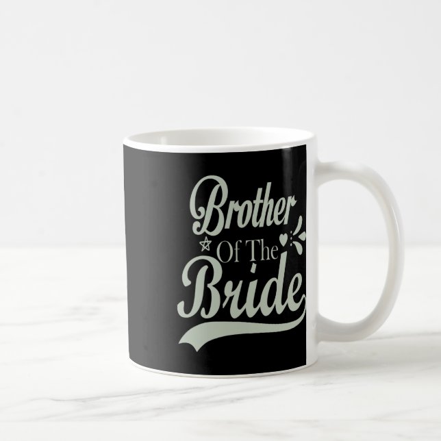 Bruder der Braut Bachelor Bridal Bachelorette Kaffeetasse (Rechts)