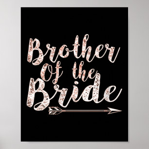 Bruder der Braut Hochzeitsbachelor Poster