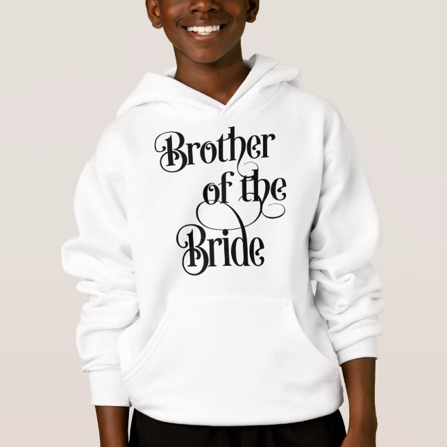 Bruder der Braut Hoodie (Vorderseite)