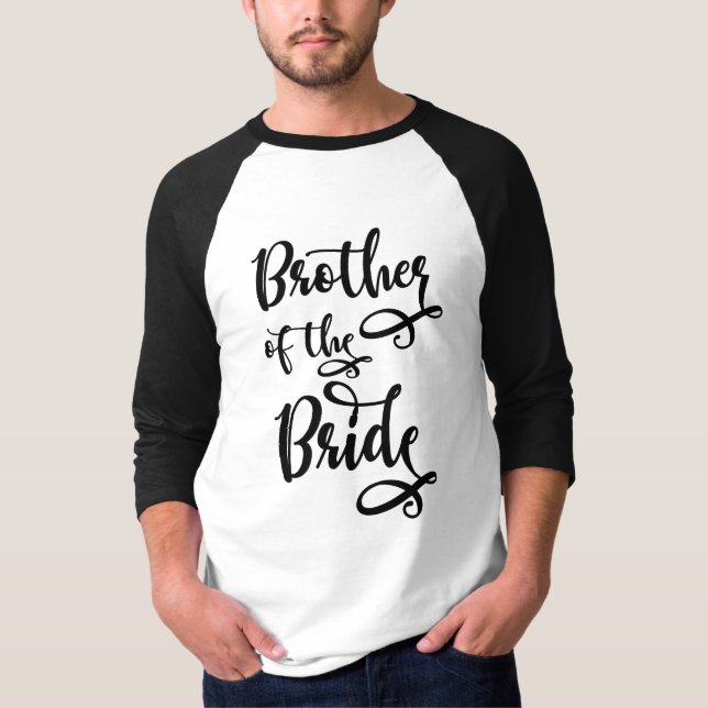 Bruder der Braut T-Shirt (Vorderseite)