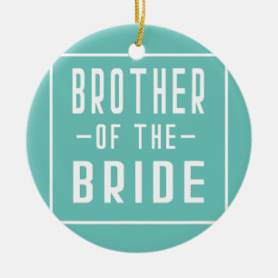 Bruder der Bride Bachelor Matching Group Big Keramik Ornament