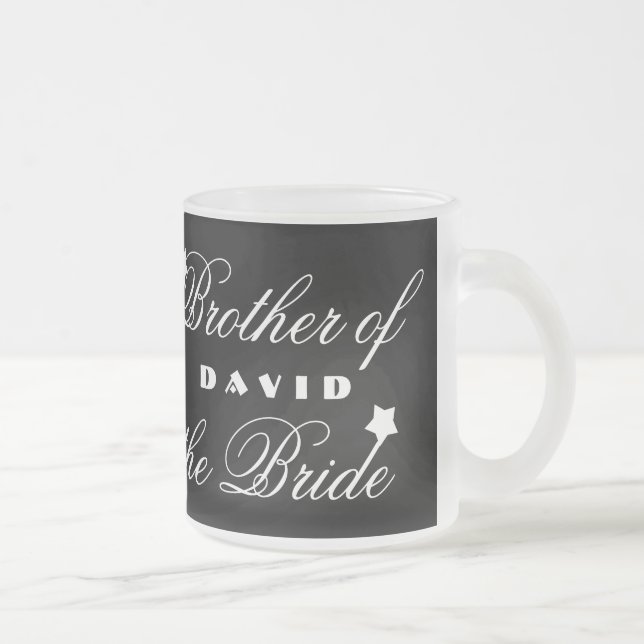 Bruder der BRIDE mit Herz A01A7 Mattglastasse (Rechts)