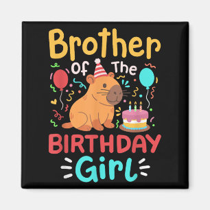 Bruder der Familie Capybara Magnet