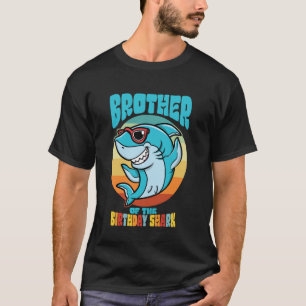 Bruder der Geburt Kid Shark Party Bro Familie T-Shirt