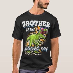 Bruder der Geburtstagsjunge Matching Familie Dinos T-Shirt