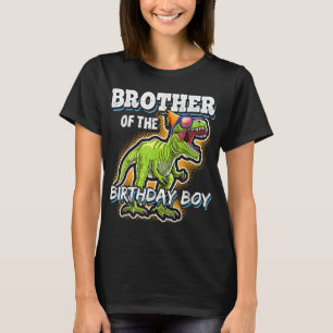 Bruder der Geburtstagsjunge Matching Familie Dinos T-Shirt