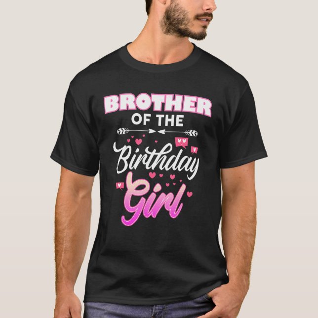 Bruder der Geburtstagskameradschaft T-Shirt (Vorderseite)