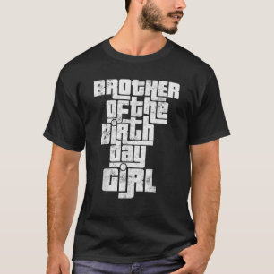 Bruder der Geburtstagskarte cool passende Familie T-Shirt