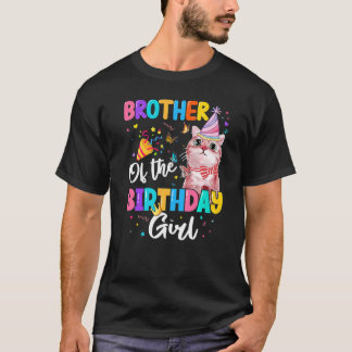 Bruder der Geburtstagskatze Kitten Thema Fami T-Shirt